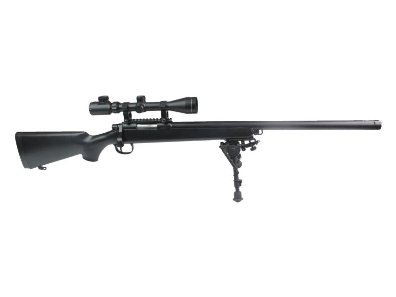 Double Bell VSR-10 Sniper Rifle with Scope and Bipod (Black - 201-E)