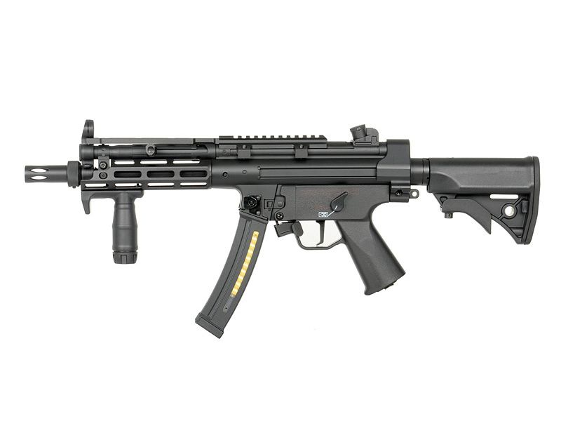 Cyma CM041H SMG-5 MP5 Swat Series AEG (Platinum Series - CM041H - Black)