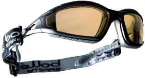 Bolle Tracker Polycarbonate Yellow Safety Glasses