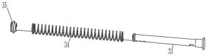 Raven EU Recoil Spring Assembly