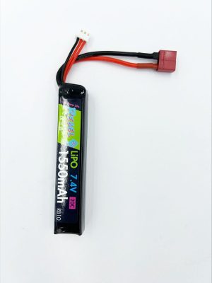 Rebel Battery - 1550mAh Lipo 7.4V 20C Stick - Deans