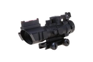Theta Optics - Rhino 4X32 Scope - Black - Fibre Optics