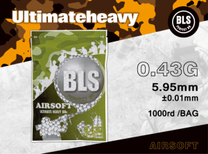 BLS 0.43g  Bbs (1000 bags) - White