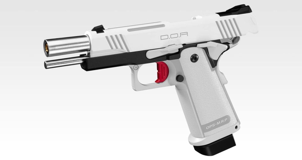 Tokyo Marui Hi-capa White DOR with Pro Sight White Red Dot