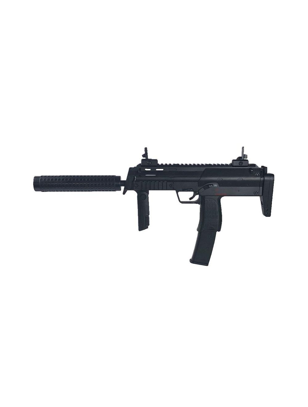 Well R4 MP7 AEG Sub-Machine with Silencer (Full Metal - Long Mag. - R4-BLACK)