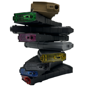 Amarok 250rnds Polymer Mid Cap Magazine (AEG) - Black/Magenta (M4/AR-15)