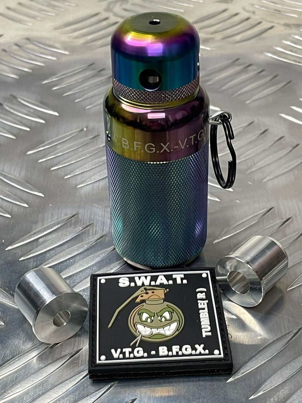 SWAT V.T.G. - B.F.G.X. BLANK FIRING IMPACT GRENADE RAINBOW MULTI SHELL