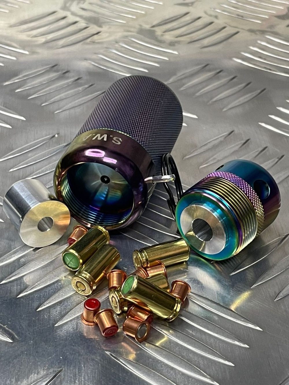 SWAT V.T.G. - B.F.G.X. BLANK FIRING IMPACT GRENADE RAINBOW MULTI SHELL - Image 3