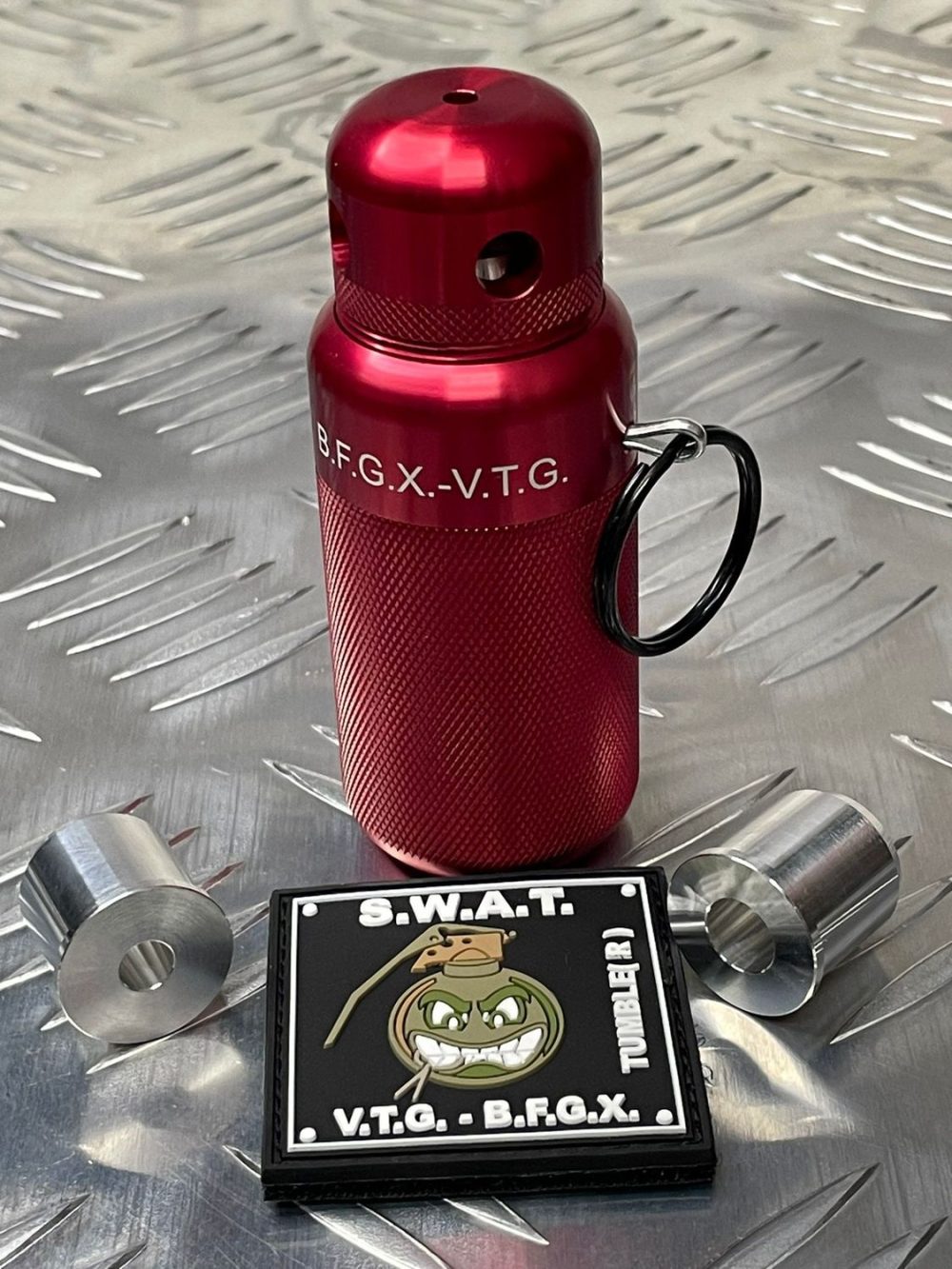 SWAT V.T.G. - B.F.G.X. BLANK FIRING IMPACT GRENADE RED MULTI SHELL