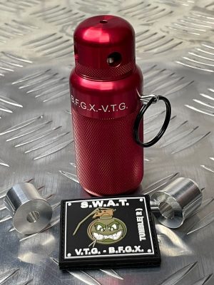 SWAT V.T.G. - B.F.G.X. BLANK FIRING IMPACT GRENADE RED MULTI SHELL
