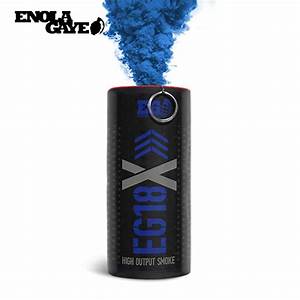 Enola Gaye EG18X Wire Pull Smoke Grenade - BLUE