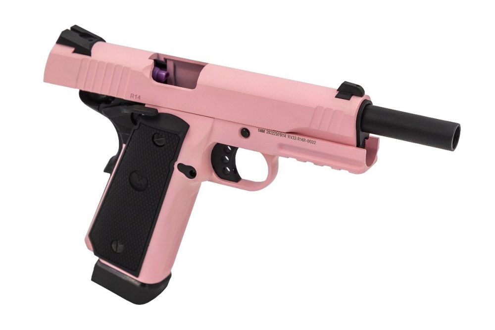 R14-R GBB Pistol (Dual Tone) (Pink)