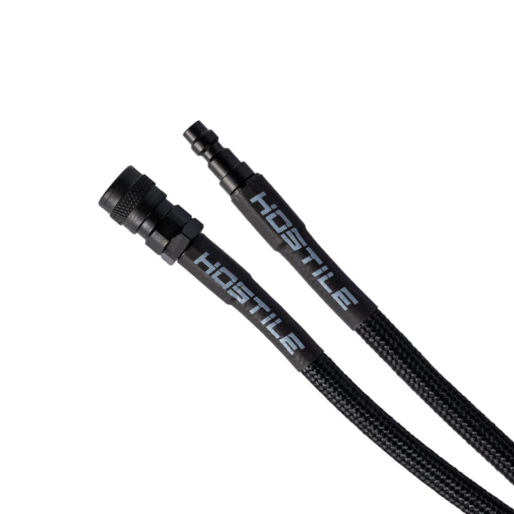HK Army Hostile AWS Flex Remote Line 42" Hose - Black - Image 2