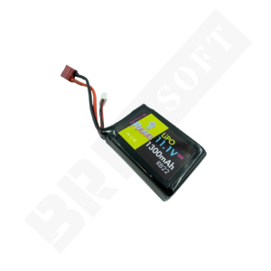 Rebel Battery - 1300mAh LiPo 11.1V 20C stick (PEQ/AN-15) - Deans