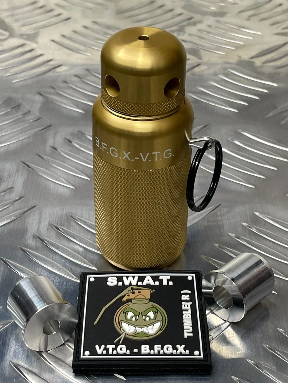 SWAT V.T.G. - B.F.G.X. Blank Firing Impact Grenade GOLD Multi Shell - Image 2