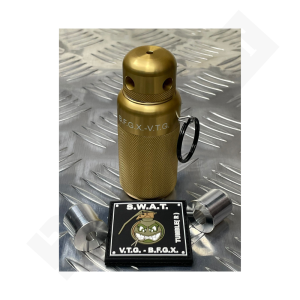 SWAT V.T.G. - B.F.G.X. Blank Firing Impact Grenade GOLD Multi Shell