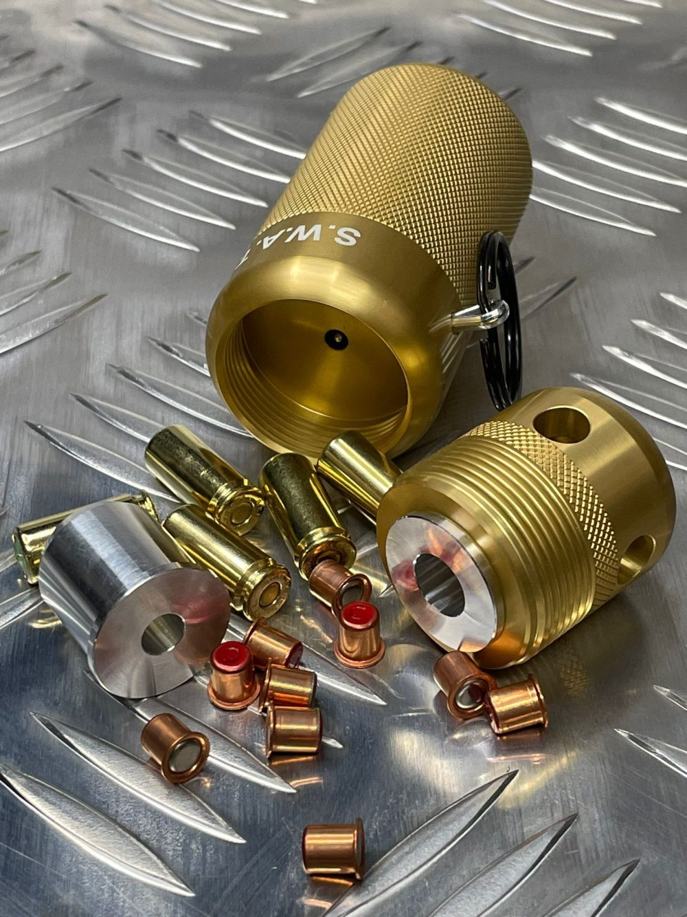SWAT V.T.G. - B.F.G.X. Blank Firing Impact Grenade GOLD Multi Shell - Image 7