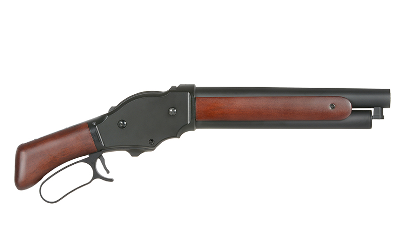 M1887 Short Lever Action Shotgun Replica Real Wood S&T - Image 2