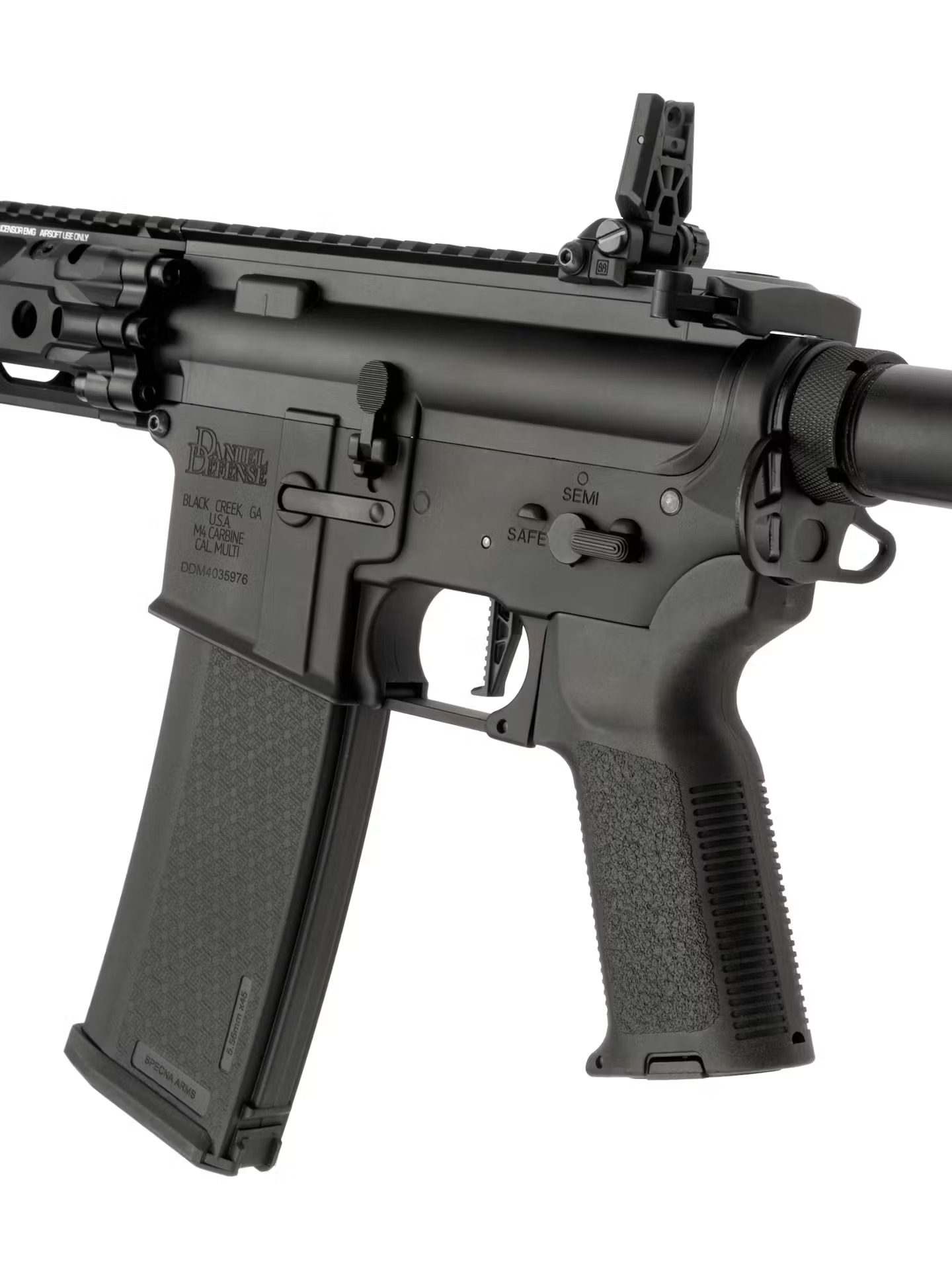 Specna Arms SA-P27 PRIME Daniel Defense RIII 10.5" M4 AR-15 AEG - Black - Image 10