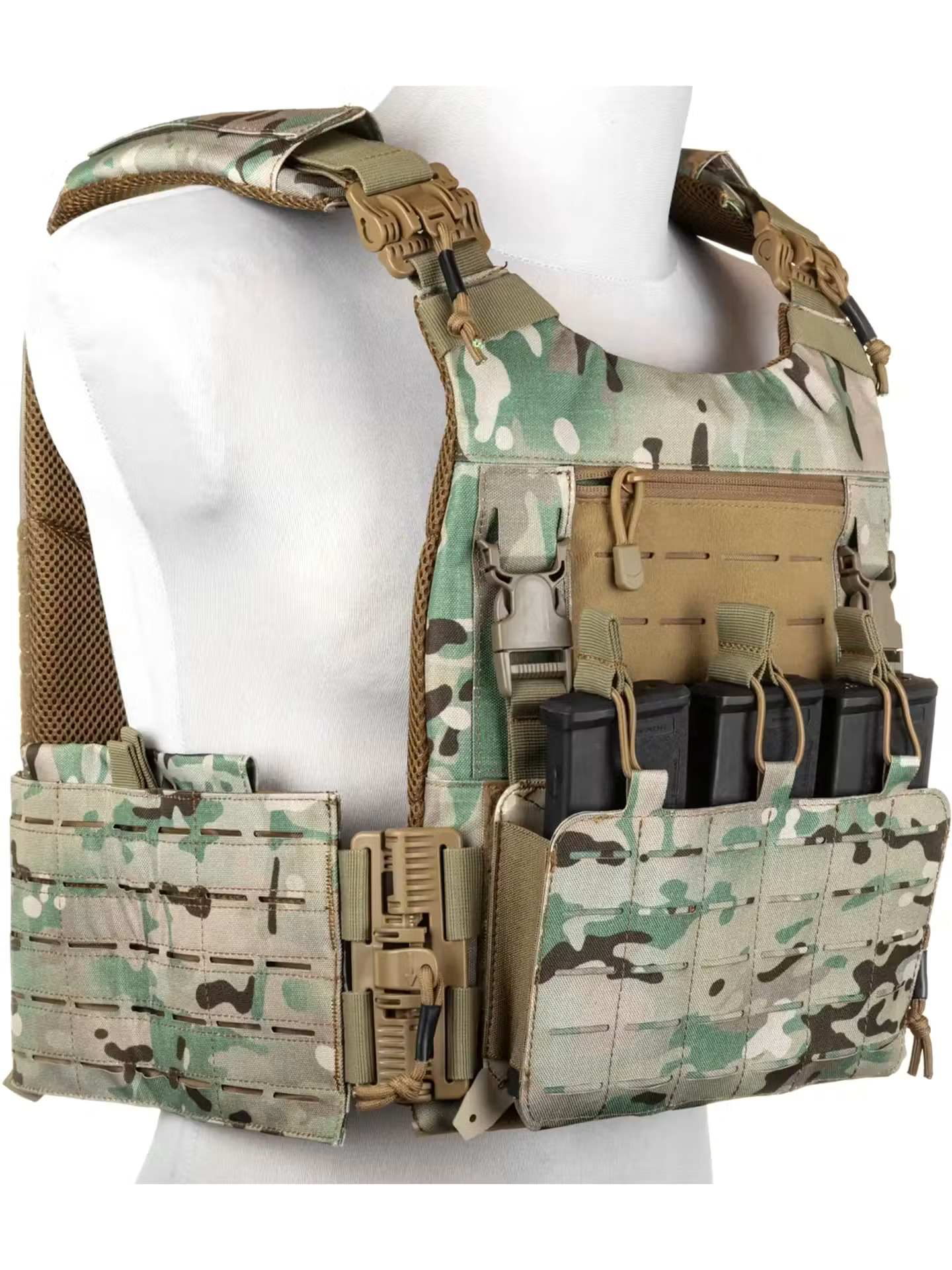 Specna Arms Tactical QR MOLLE Plate Carrier Vest, Multicam