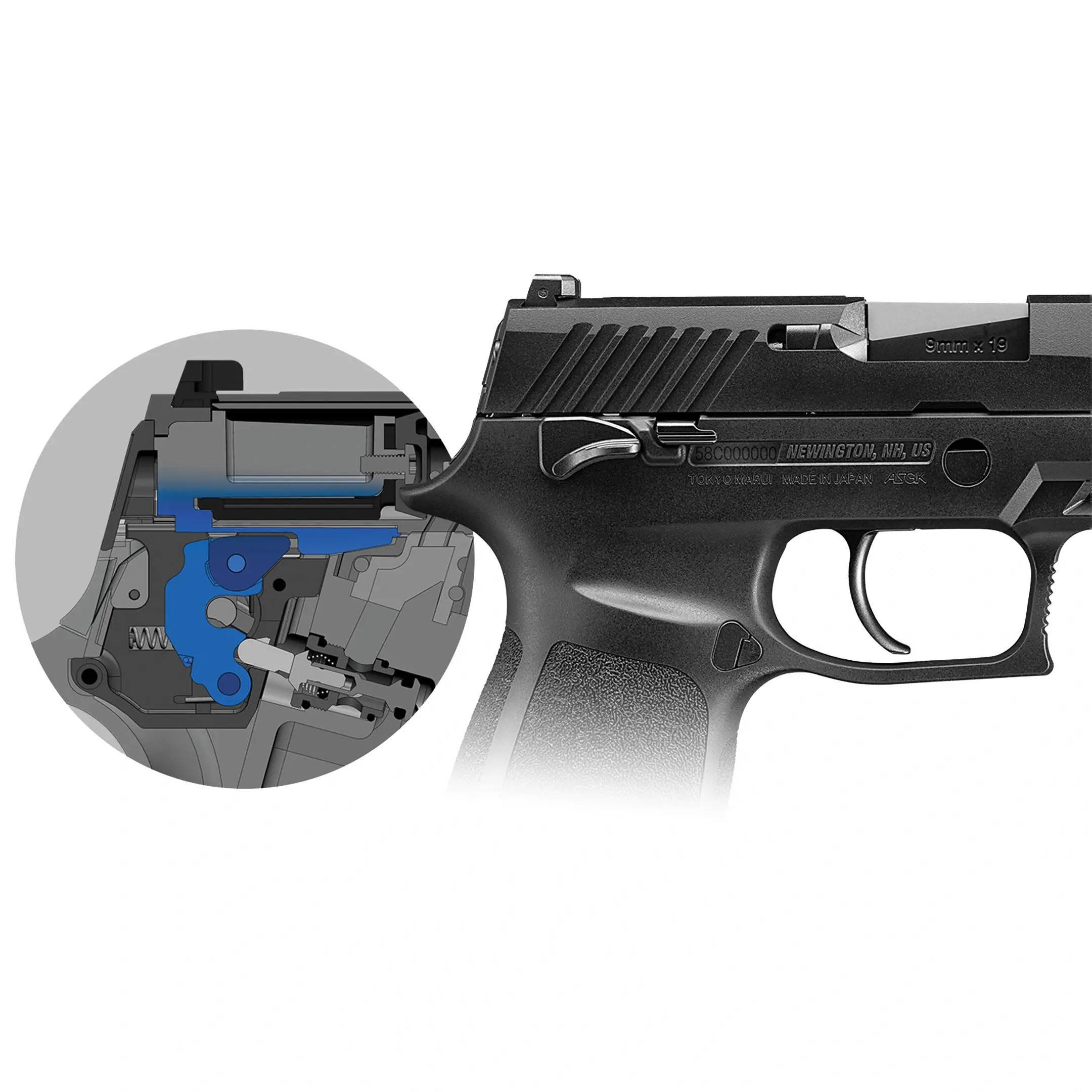 Tokyo Marui TM320 Full size GBB pistol - Image 5