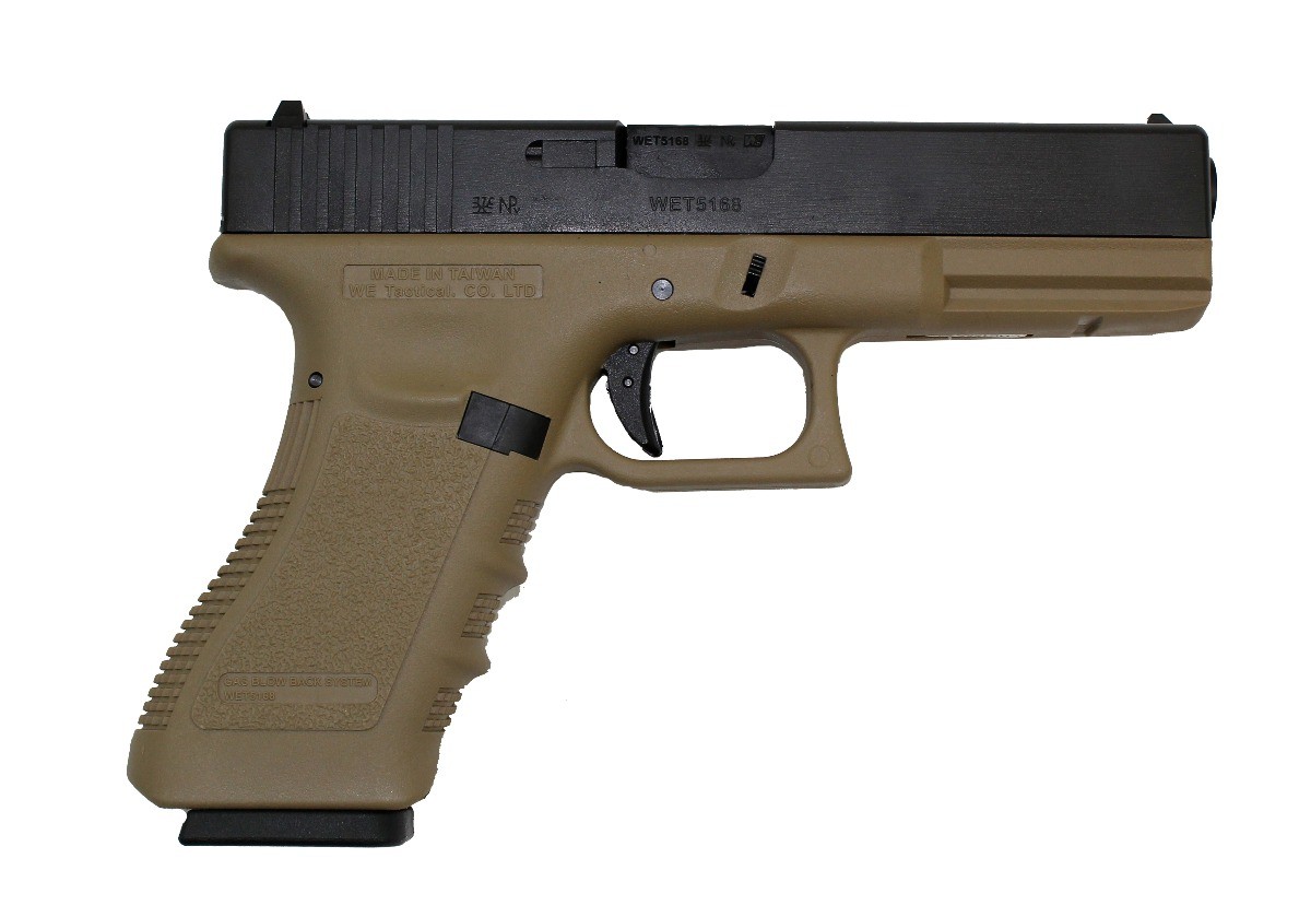 WE EU8 V3 GBB Pistol (Black|Tan) - Image 2