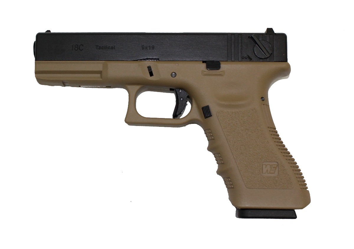 WE EU8 V3 GBB Pistol (Black|Tan)
