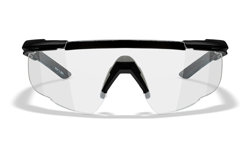 Wiley X SABER ADVANCED - Matte Black Frame - Clear Shield - Image 2
