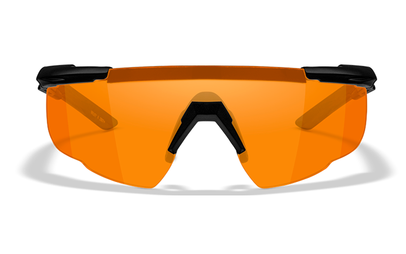 Wiley X SABER ADVANCED - Matte Black Frame - Light Rust Shield - Image 3