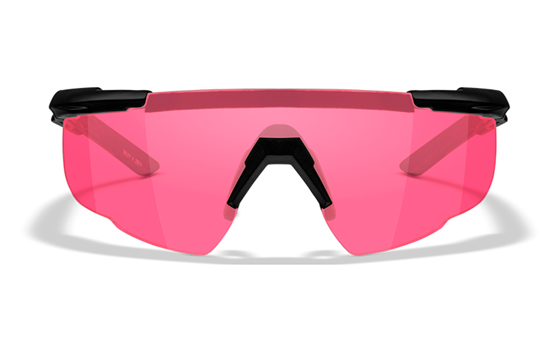 Wiley X SABER ADVANCED - Matte Black Frame - Vermillion Shield - Image 2
