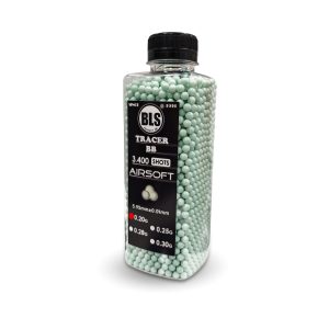 BLS 0.2g Blue Tracer BBs - 3400rd Bottle (2026 Version)