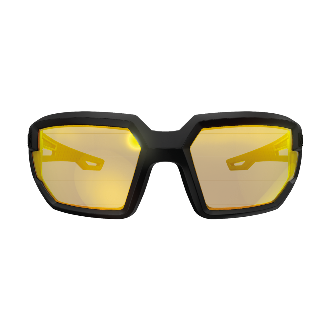Mechanix Wear Type-X Tactical Eyewear ? Black Frame/Amber Lens - Image 2