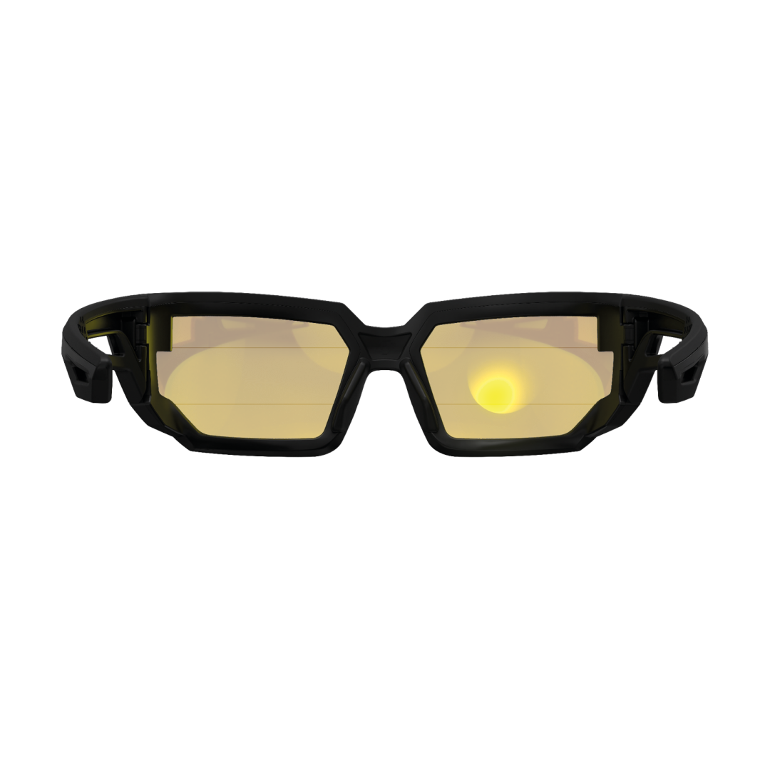 Mechanix Wear Type-X Tactical Eyewear ? Black Frame/Amber Lens - Image 6