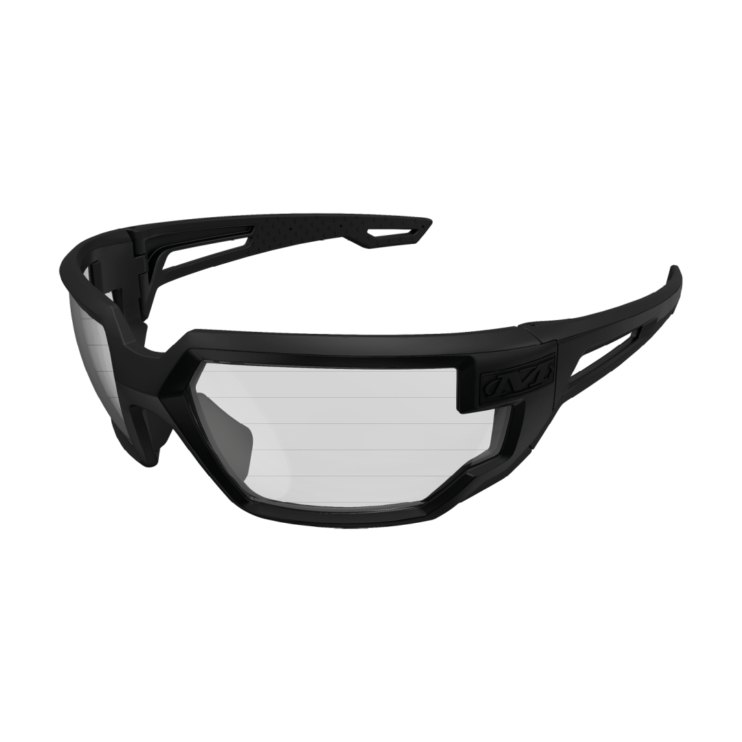 Mechanix Wear Type-X Tactical Eyewear  Black Frame/Clear Lens