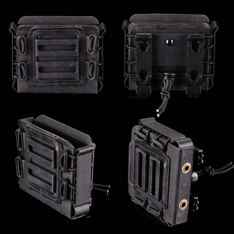 Silverback Hard Shell VKS Magazine Pouch Fits SRS, Tac-41 long and VKS Black