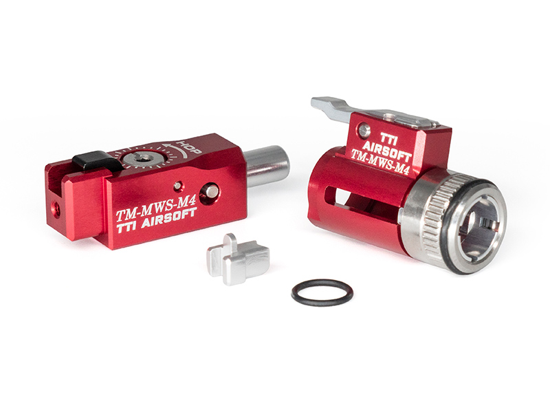 TTI TM MWS CNC hop unit with Adjuster Red